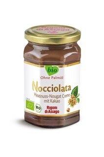 Nocciolata Haselnuss-Nougat Creme mit Kakao - Bio - Rigoni di Asiago - 650 g/