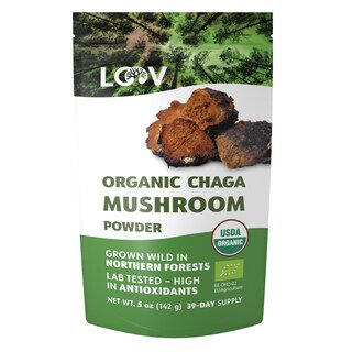 Chaga Pilzpulver bio - LOOV - 142 g/