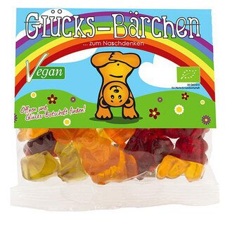 Glücks-Bärchen Fruchtgummis Bio - mind sweets - 75 g/