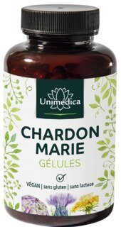 Lot de 2: chardon-Marie - 2 x 120 gélules - Unimedica