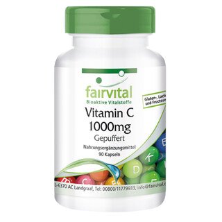 Vitamin C 1000 mg gepuffert - 123 g - 90 Kapseln