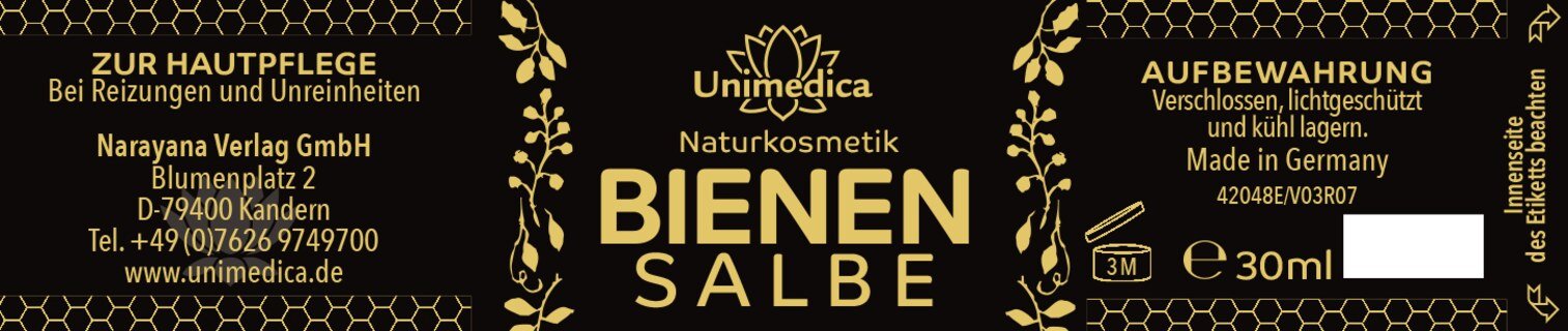 Bienensalbe - mit Bienenwachs und Propolis - 30 ml - von Unimedica