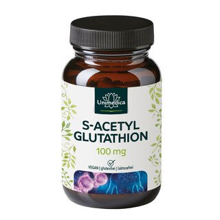 S-Acetyl-Glutathion - 100 mg - hochdosiert - 60 Kapseln - von Unimedica/