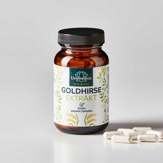 Goldhirse Extrakt - 90 Kapseln - von Unimedica