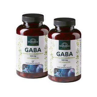 Lot de 2: GABA - 500 mg - 2 x 200 gélules - Unimedica/