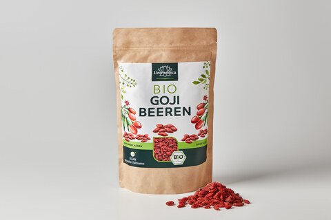 Bio Goji Beeren - naturbelassen - 500 g - von Unimedica