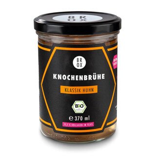 Bio Knochenbrühe zum Trinken Klassik Huhn - BROX - 370 ml/