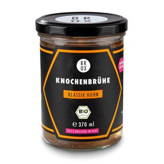 Bio Knochenbrühe zum Trinken Klassik Huhn - BROX - 370 ml