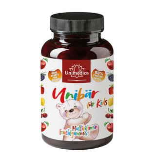 Unibär pour enfants - multivitamines  bonbons fruités - 60 bonbons - par Unimedica