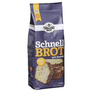 Schnellbrot mit Saaten Bio - Bauckhof - 500 g/