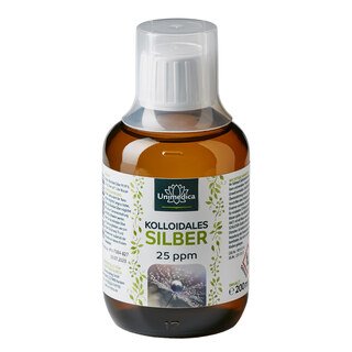 Colloidal Silver - 25 ppm - 200 ml - from Unimedica/
