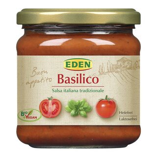 Basilico Tomatensauce Basilikum Bio - Eden - 375 g/