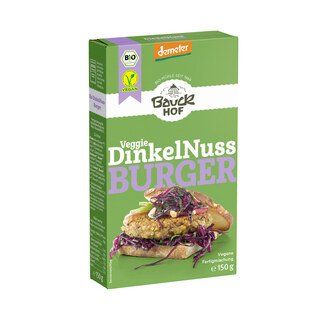 Dinkel Nuss Burger Demeter-Bio - Bauckhof - 150 g