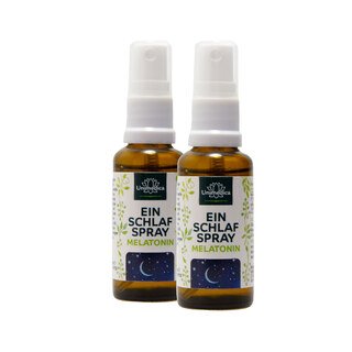 Lot de 2: Spray favorisant l'endormissement - mélatonine - 2 x 30 ml - par Unimedica/