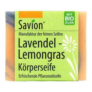 Lavendel-Lemongras Körperseife - Savion - 80 g/
