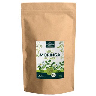 Bio Moringa Pulver - 250 g - aus Ägypten/Indien - Rohkostqualität - von Unimedica/
