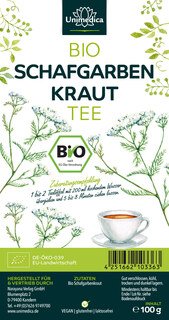Bio Schafgarbenkrauttee - 100 g -  von Unimedica