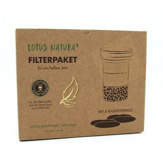 Halbjahrespaket für Filterkannen NATURA PLUS® - Lotus Vita/