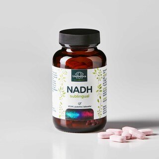 NADH sublingual - 20 mg pro Tagesdosis (1 Tablette) - 60 Tabletten - von Unimedica