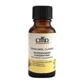 Teebaumöl-Classic Mundwasser Konzentrat - CMD Naturkosmetik - 50 ml/