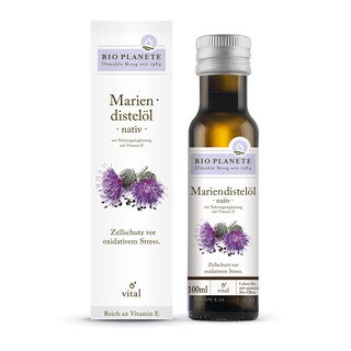 Mariendistelöl nativ Bio - Bio Planète - 100 ml/