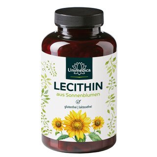 Lécithine - de tournesol - 2000 mg par dose journalière (2 gélules) - 200 gélules softgel - par Unimedica/
