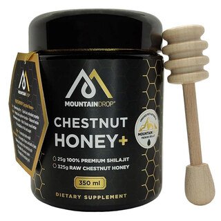 Chestnut Honey - Kastanienhonig - Mountaindrop - Kastanienhonig mit Shilajit - 350 ml/