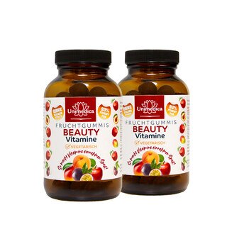 2er-Sparset: Beauty Vitamine  - Fruchtgummis - 2 x 60 Gummis - von Unimedica