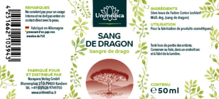 Sang de dragon "Sangre de Drago" - 50 ml - par Unimedica