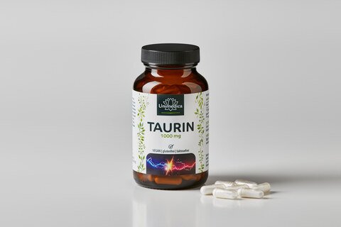 Taurin - 1000 mg pro Tagesdosis - 120 Kapseln - Taurine - von Unimedica