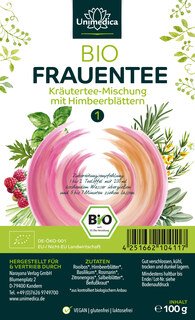 Bio Frauentee 1 - Kräutertee mit Himbeerblättern - 100 g - von Unimedica