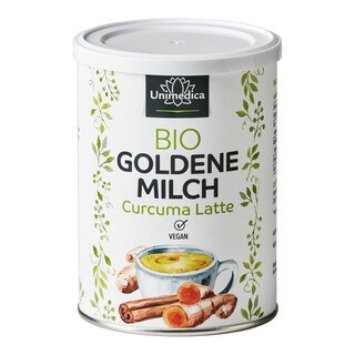 Bio Goldene Milch - Curcuma Latte - 250 g - vegan - von Unimedica/