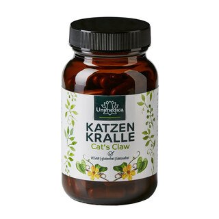 Katzenkralle - Cat´s Claw - 1000 mg pro Tagesdosis (2 Kapseln) - 90 Kapseln - von Unimedica