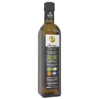 Natives Olivenöl Extra bio - oleum crete - 500 ml - Sonderangebot kurze Haltbarkeit/