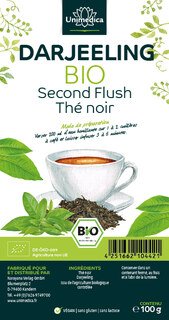 Darjeeling BIO second flush - 100 g - par Unimedica