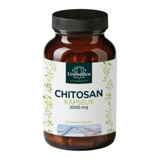 Chitosan Kapseln - 3.000 mg pro Tagesdosis - 180 Kapseln - von Unimedica