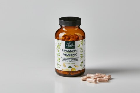 Vitamine C liposomale - PureWay-C™ - 500 mg de vitamine C par dose journalière - 100 gélules - par Unimedica