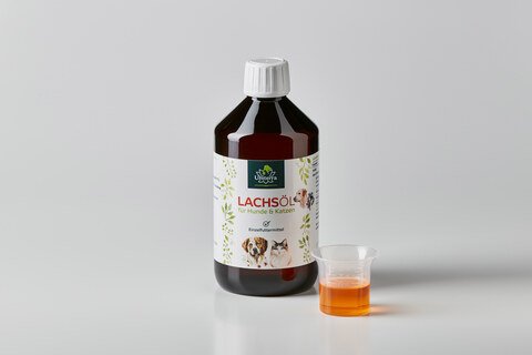 Lachsöl für Hunde und Katzen - 500 ml - kaltgepresst - von Uniterra