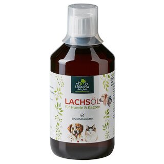 Lachsöl für Hunde und Katzen - 500 ml - kaltgepresst - von Uniterra