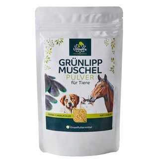 Green-lipped mussel powder for animals - Perna Canaliculus  all-natural - 250 g  single food supplement - from Uniterra/