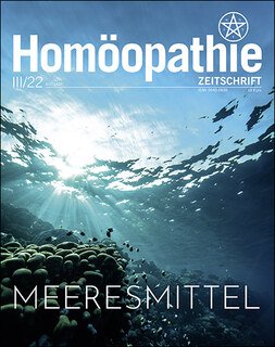 Homöopathie Zeitschrift 2022/3 - Meeresmittel/Homöopathie Forum e.V.