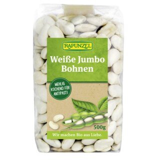 Jumbo-Bohnen weiß Bio - Rapunzel - 500 g