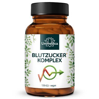 Blutzucker Komplex - vegan - 120 Kapseln - von Unimedica/