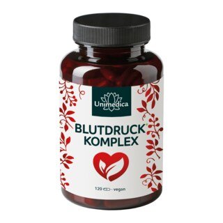 Blutdruck* Komplex - hochdosiert - 120 Kapseln - von Unimedica