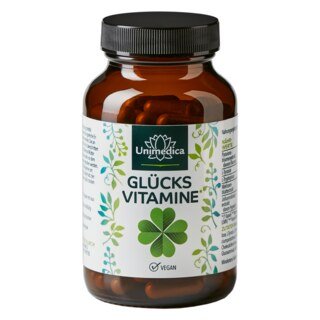 Happy Vitamins* - with St John's wort, passionflower, tryptophan and tyrosine - 90 capsules - from Unimedica/