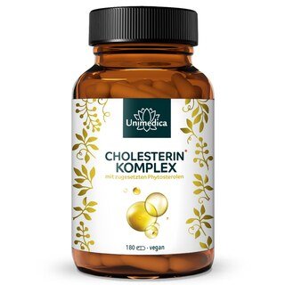 Cholesterin* Komplex - mit 40,56 % Phytosterolen - 180 Kapseln - von Unimedica/ Cholesterin* Komplex - mit 40,56 % Phytosterolen - 180 Kapseln - von Unimedica/