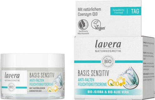 Lavera basis sensitiv Anti-Falten Feuchtigkeitscreme Q10 - 50 ml