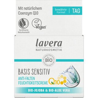 Lavera basis sensitiv Anti-Falten Feuchtigkeitscreme Q10 - 50 ml