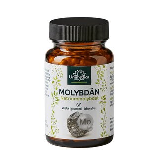 Molybdenum - high-dose - 200 µg per daily dose (1 capsule) - 120 capsules - from Unimedica/