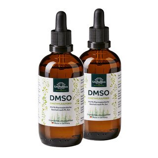 Lot de 2: DMSO 99,9% de pureté 2 x 100 ml d'UNIMEDICA